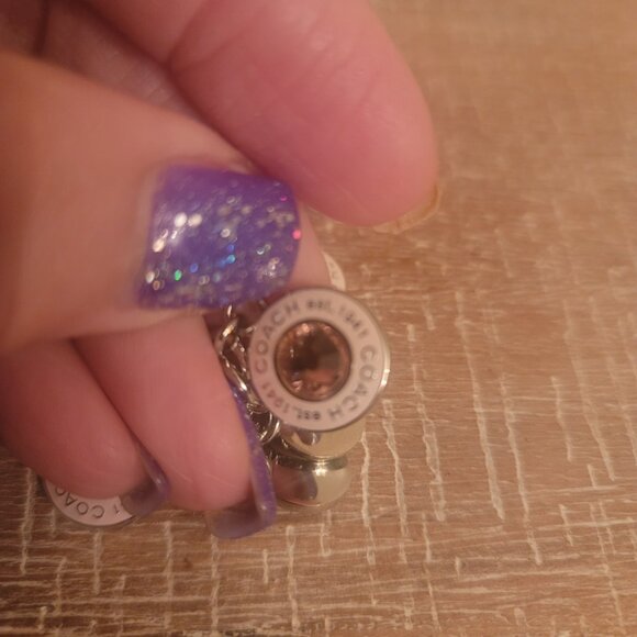 COACH - Pink Cubic Zirconia Keychain (Brand New)(gift box included) - Picture 6 of 6